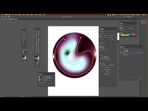 Freeform Gradients And Lines In Illustrator | How To | Curve Feature | Graphicxtras