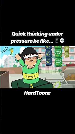 quick thinking 😂 #hardtoonz
