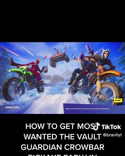 Unlock the Vault Guardian Crowbar Pickaxe Early in Fortnite