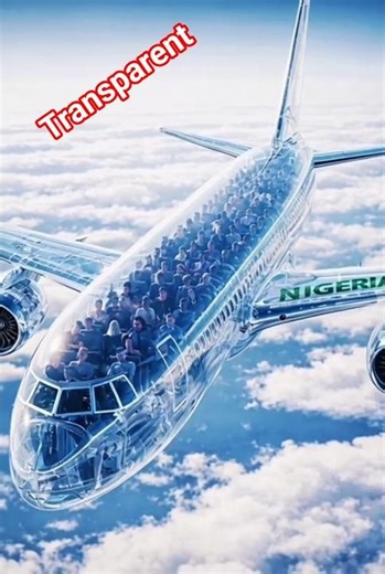 Have you ever seen a transparent airplane before? ✈️👀