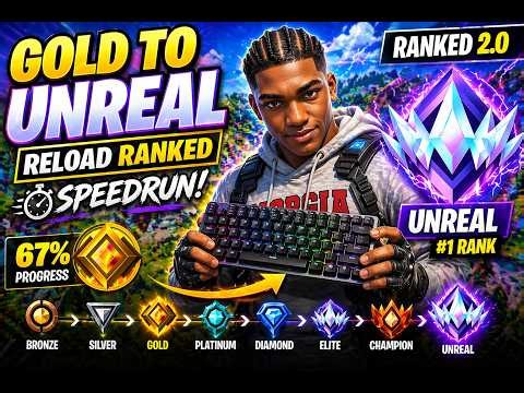 gold to Unreal Reload Ranked Speedrun in Fortnite Ranked 2.0 !
