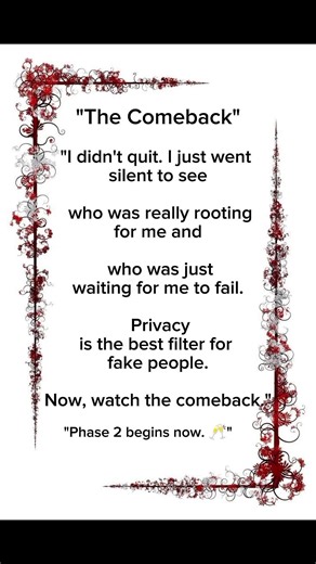 Did you miss me? 🤫🔥#comeback #mindset #privacy #success