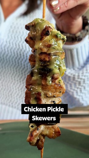 Chicken Pickle Skewers — Juicy Pickle-Juice Marinade