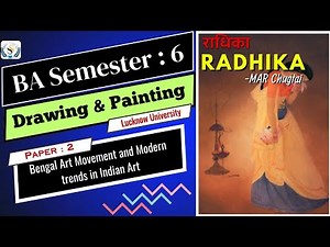 Radhika : MAR Chugtai | BA Semester 6 Drawing & Painting #lucknowUniversity
