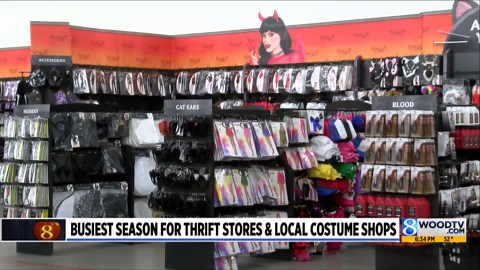 Halloween busiest season for thrift stores, local costume shops