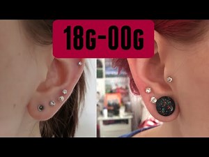 My Ear Stretching Journey! | 18g-00g | Alyssa Nicole |