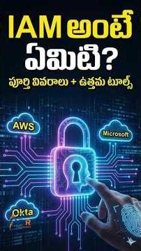 What is IAM? Identity & Access Management Explained in Telugu