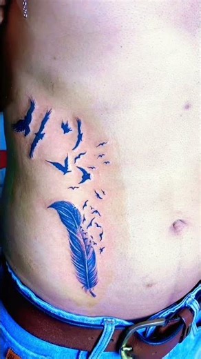 Men#feather#tattoo#desing#allen3dtattoohouse