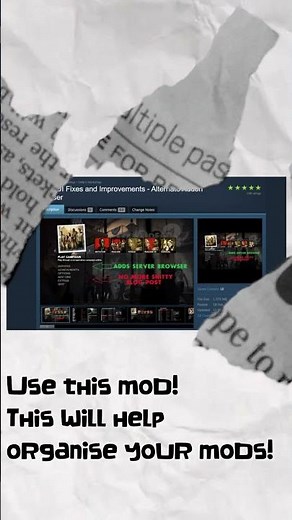 Say Goodbye to Modding Chaos with this Mod! #shorts #guide #mods