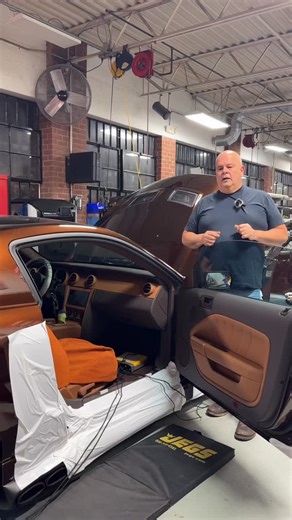 6.2K views · 55 reactions | Matt shares with us how we used a leather splitter to fit the smaller details in the interior upholstery of the custom Mustang GT500 project. This tool also happens to be the oldest tool in the shop! #customcar #upholstery #interiorwork #fabrication #skilledtrades #mustang #carcustomization #bespoke #automotivetech #automotive #automotivedesign | Ai Design | Facebook
