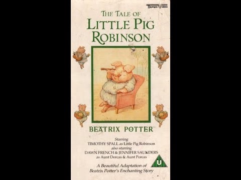 Original VHS Opening and Closing to The Tale of Little Pig Robinson UK VHS Tape