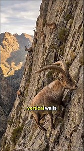 This Goat Defies Gravity.... #IberianIbex #Nature #Animals