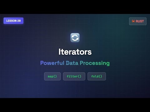 Rust Iterators for Beginners | map, filter, fold Explained