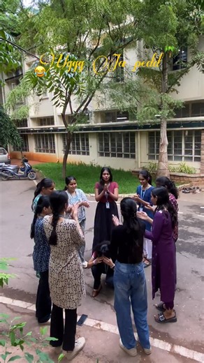 Saanchii on Instagram: "Ps no @diya_sangoi20 was harmed during the video 😂🫶🏻🌴#madurai #college #funny #relatable #collegegirls"