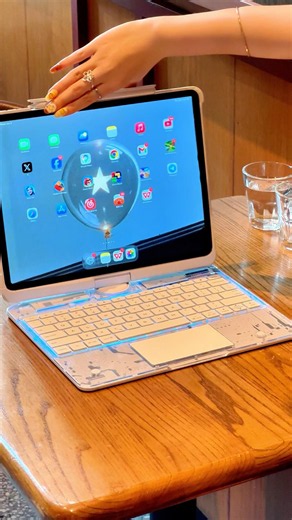 White iPad Cafe Setup Glow-Up