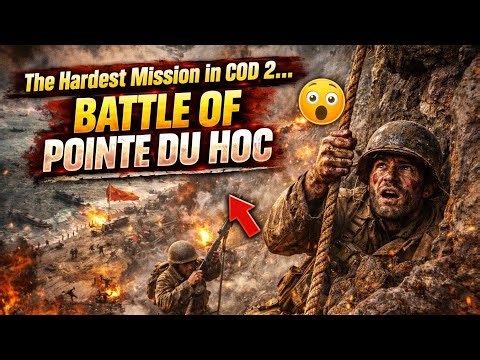 “The Hardest Mission in COD 2… | Battle of Pointe du Hoc”