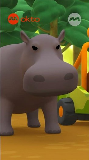 HIPPO ATTACK! 🦛 Can Leo save the Python eggs? | Leo the Wildlife Ranger Shorts