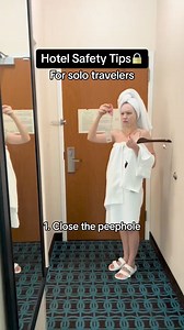 159K views · 872 reactions | Hotel Safety Tips For Solo Travelers Stay safe #hoteltips #hoteltrick #hotel #safety #LifeHack #besafe #kidnappedinhotel #Unlock #Unlockdoors #fyp #foryou #xyzba #trending #trend #traveladvice #advice #traveltok #becareful #womansecurity #womensafetytips #womensafety #hotelsafetytips #hotelsafetyhacks #hotelsafe #hotelsafehack #viral #viralvideo | FourTwenty Club | Facebook
