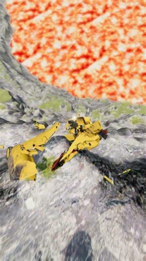 🌋 Cars vs Giant Lava Pit – BeamNG.drive #beamngdrive #game #gaming #car #cars #beamng