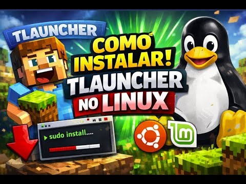 Como Intalar o Tlauncher Minecraft Original/pirata no Linux de maneira fácil 2026 !! Em 5 Minutos