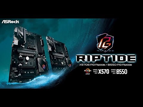 ASRock X570S/ B550 PG Riptide Motherboards - RIPTIDE