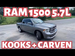 2011 RAM 1500 5.7L HEMI EXHAUST w/ KOOKS HEADERS & CARVEN MUFFLERS!