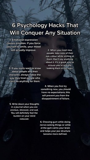Psychology Hacks for Conquering Any Situation