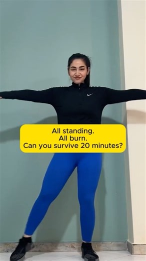 Non-Stop Standing Cardio | Full Body Challenge #cardioworkout #challenge #fitness #abs #homeworkout
