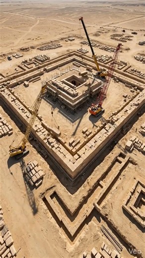 Ancient Pyramid Temple Built From Scratch | Cinematic Construction Timelapse