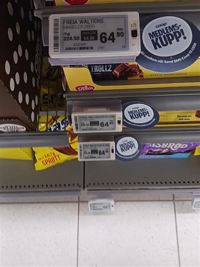 Dyr sjokolade på medlems tilbud hos Coop