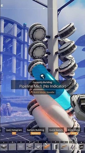 Satisfactory build number 13, the spiral pillar #coffeestainstudios #satisfactory #building