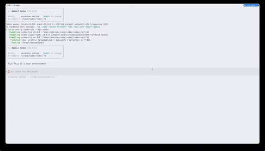 Look ma new Codex Updates! 0.119.0 and 0.120.0 are here.And with it, a HUGE number of quality of life updates and bug fixes!> Hooks now render in a dedicated live area above the composer.They only persist when they have output, so your terminal stays clean. If you're running PreToolUse or PostToolUse hooks, this is a huge readability win.> Hooks are now available again on Windows> CTRL+O copies the last agent output.Small but clutch when you're pulling a code block into another file or chat.> Ne