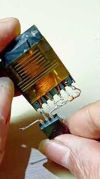 Amazing Experiment: The Secret of a CCFL Transformer #ElectronicsExperiment #DIYProject #CCFL