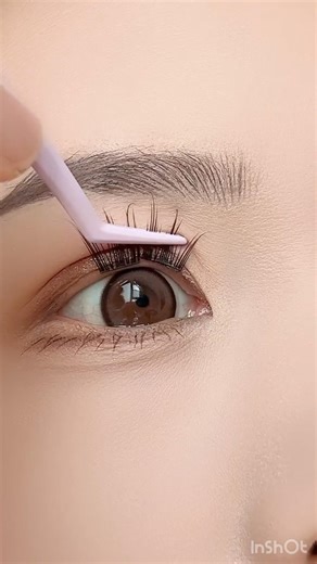 How to fix fake eyelashes | makeup videos | makeup #makeup #eyelashes #shorts