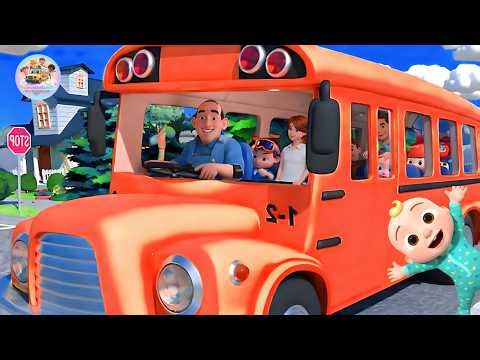 🚍 [1 MINUTE LOOP] Wheels on the Bus Sound Variations Remix 🎶 | Fun Versions | JollyMixKidsTv