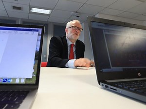 BT shares plunge after Labour’s free broadband promise