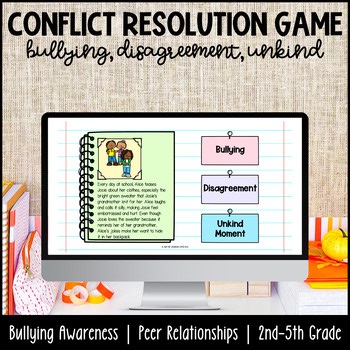 Conflict Resolution Game | Bullying Awareness | Peer Relationships SEL | 2-5