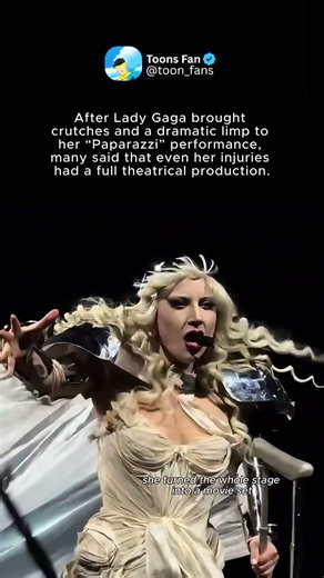 Lady Gaga Turned Her “Paparazzi” Limp Into a Full Theatrical Moment #LadyGaga