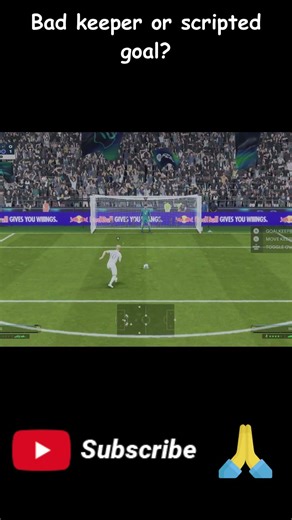 Bad keeper or scripted goal #eafc26 #shorts