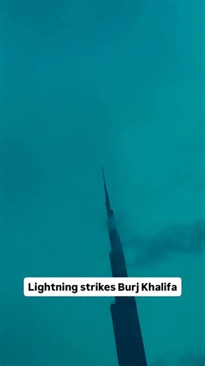 Lightning strikes the Burj Khalifa in a stunning moment captured and shared by Dubai Crown Prince Sheikh Hamdan bin Mohammed (@faz3) [burj khalifa lightning strike, lightning hits burj khalifa, sheikh hamdan burj khalifa video, dubai lightning storm, burj khalifa viral video, sheikh hamdan shared video] #burjkhalifa #trending #dubai | Zoom TV