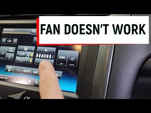 Replacement of the cabin fan of the Ford Fusion.