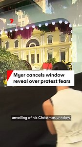 13K views · 93 reactions | Myer has cancelled the unveiling of its Christmas window display over fears it will be disrupted by protesters. #myer #christmas #protest #7NEWS | 7NEWS Melbourne | Facebook