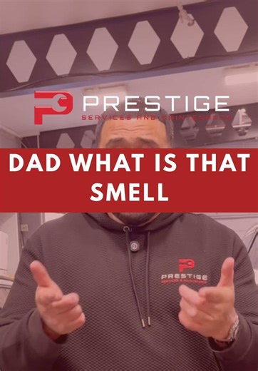 Dad what is that smell 😫 #engine #mechanic #garage #fyp