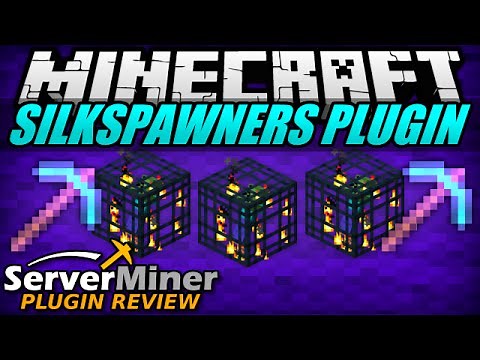 How to mine spawners in Minecraft with SILKSPAWNERS Plugin