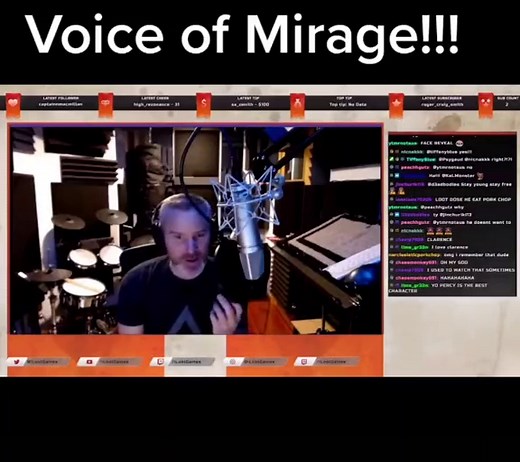 The voice of Mirage, Roger Craig Smith in Apex Legends shows off all of his voices in my interview with him! #apexlegendsclips #apexlegends #apex