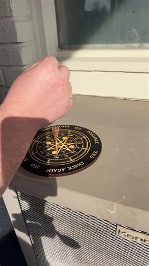 Using the pendulum board to communicate with spirits #paranormal ￼￼￼￼￼