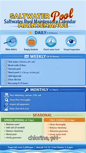 Saltwater Pool Maintenance 101 🏊‍♂️ Avoid the $1,100 Salt Cell Mistake!