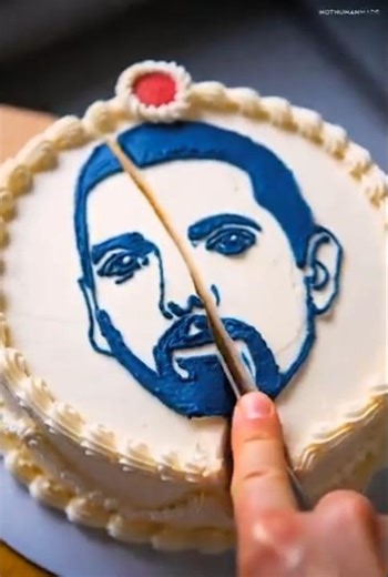 Cutting a Hyper-Realistic Rapper Cake 🎤🎂 #shorts