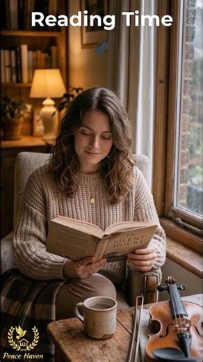 The Perfect Reading Atmosphere 🎻📖 #readingtime #calmmusic #relaxingviolinmusic #focusmusic