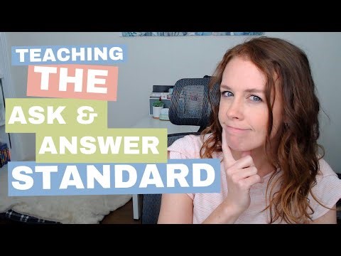 Ask and Answer Questions Teaching Tips- 6 Tips About Lessons, Anchor Charts, and More